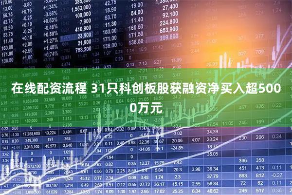 在线配资流程 31只科创板股获融资净买入超5000万元